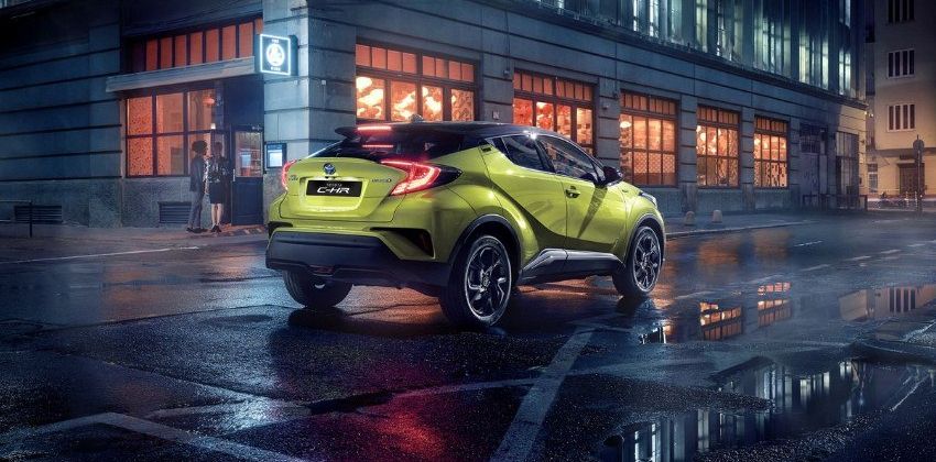 Toyota C-HR Neon Lime Rear