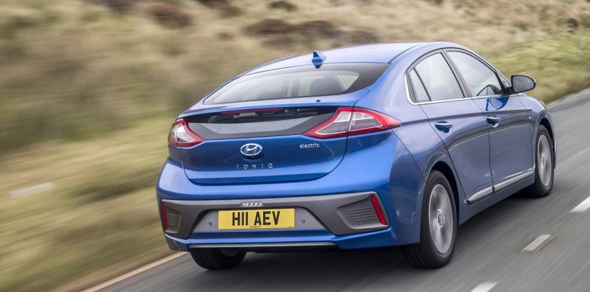 Hyundai Ioniq Electric Rear Angular