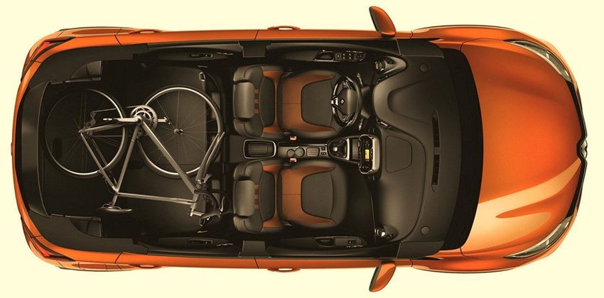 Renault Captur spacious cabin