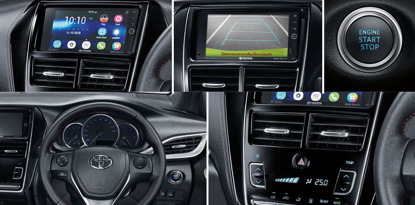 2019 Yaris interior features