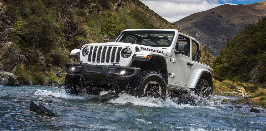 2019 Jeep Wrangler Rubicon In Water