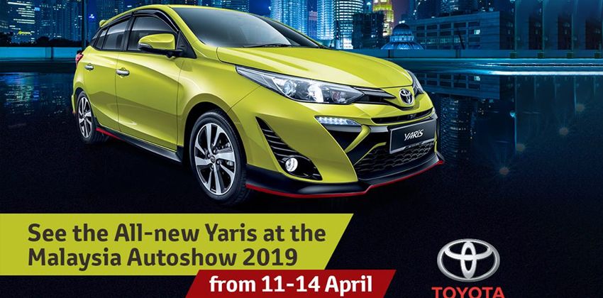 2019 Toyota Yaris at Malaysia Autoshow 