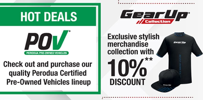 Perodua GearUp Deals @ Malaysia Autoshow 2019