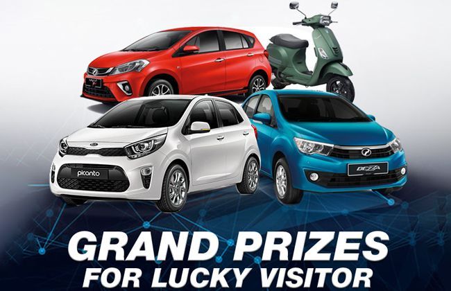 Malaysia Autoshow 2019 - Lucky visitors to win Myvi, Bezza, Picanto, or Vespa S 125