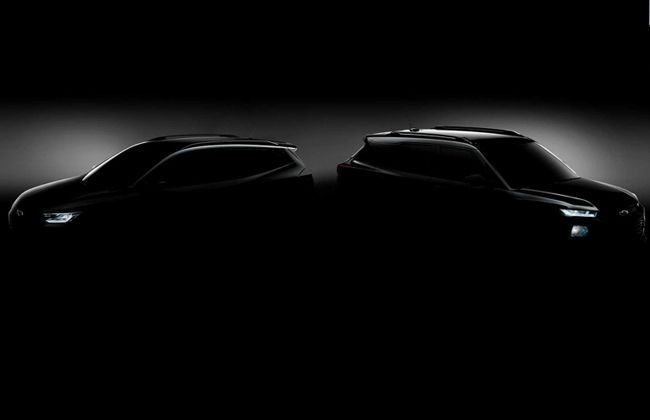 Chevrolet teases a shadowy image of new Trailblazer and Tracker