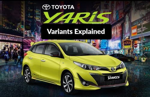 2019 Toyota Yaris: Variants explained