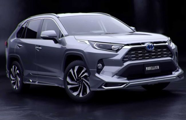 2019 Toyota RAV4 offered with TRD and Modellista body kits in Japan