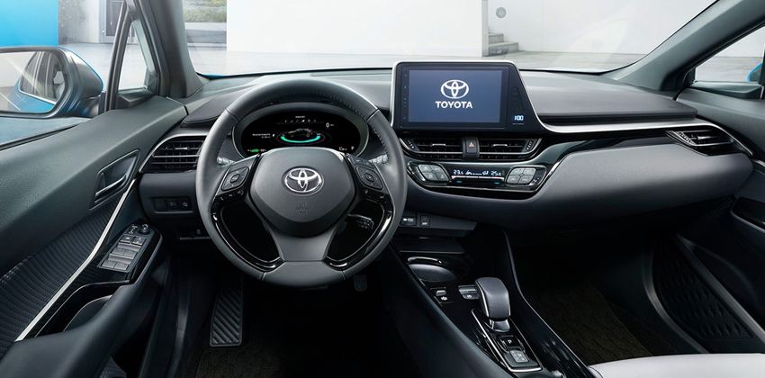 all-electric C-HR SUV cabin
