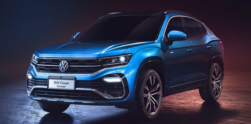 all-new VW SUV Coupe Concept  FRONT