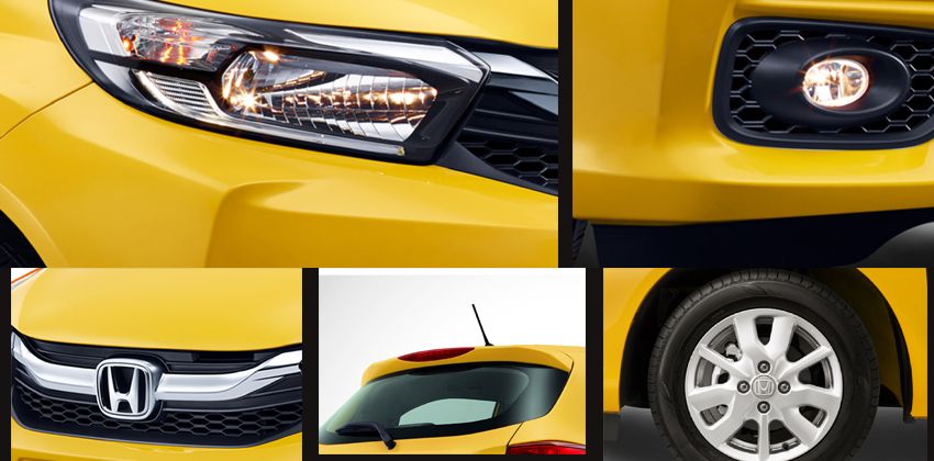 Honda Brio 2019 exterior features