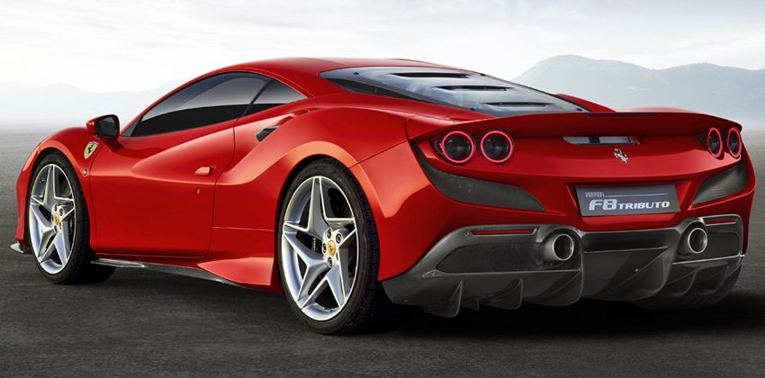 Ferrari F8 Tributo Rear