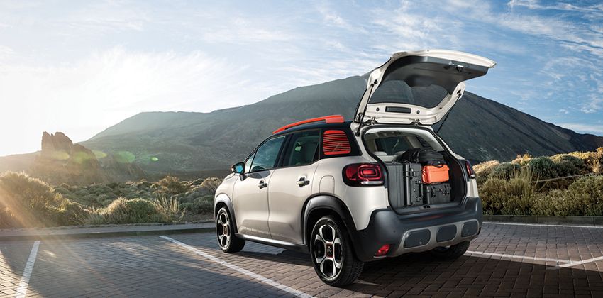 Citroen C3 Aircross Side Angular Boot Open