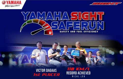 110-km in a litre by Yamaha Sight at Yamaha Sight Safe Run