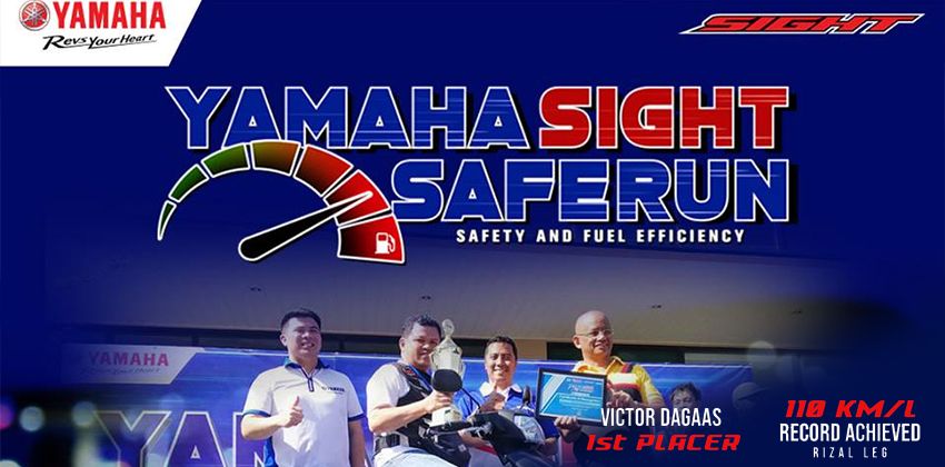 Yamaha Sight Safe Run Winner