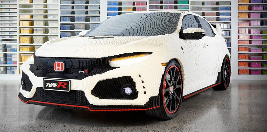  FK8 Honda Civic Type R LEGO SIDE