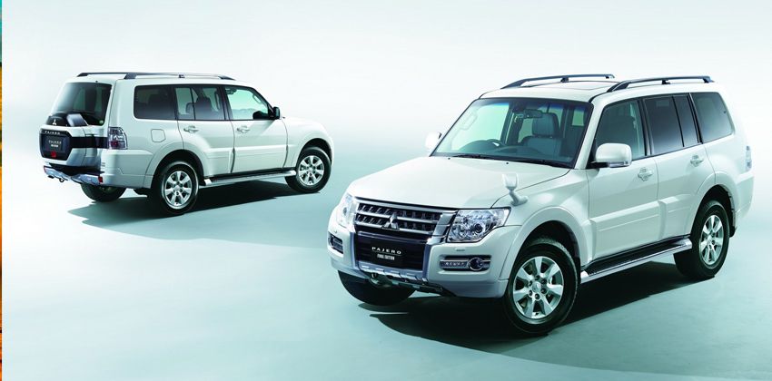 Pajero Final Edition front & rear