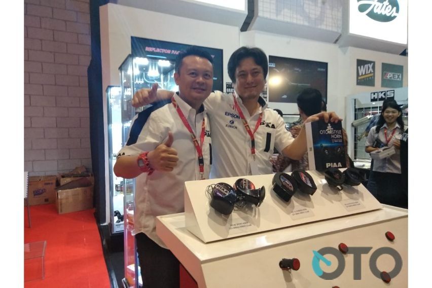 IIMS 2019: PT Sarana Berkat Rilis Klakson PIAA dan Oli HKS