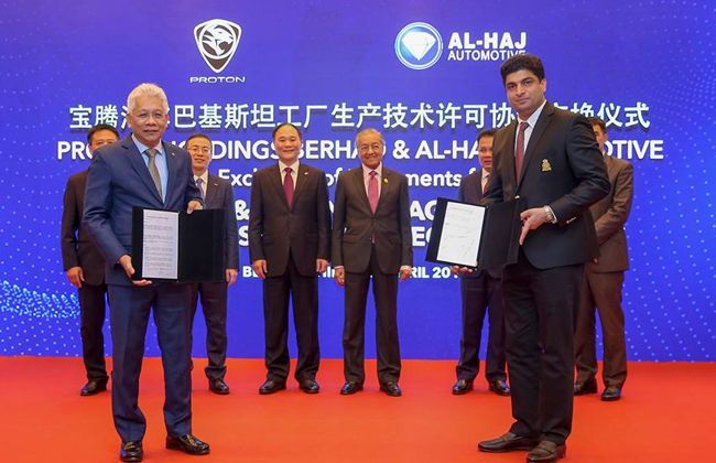 Proton signed two deals in Beijing; one for its Pakistan factory & other with CCB