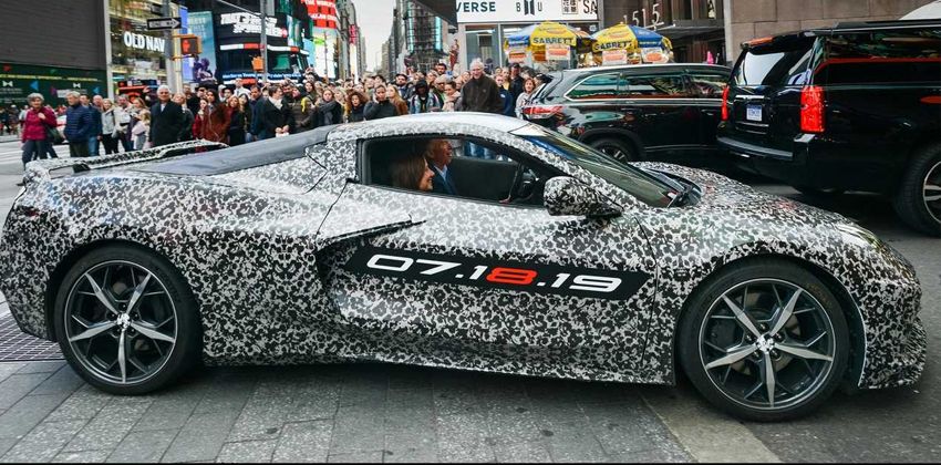 C8 Corvette teaser side