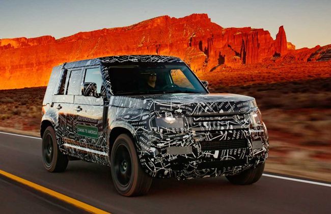 1.2 million km of testing by 2020 Land Rover Defender
