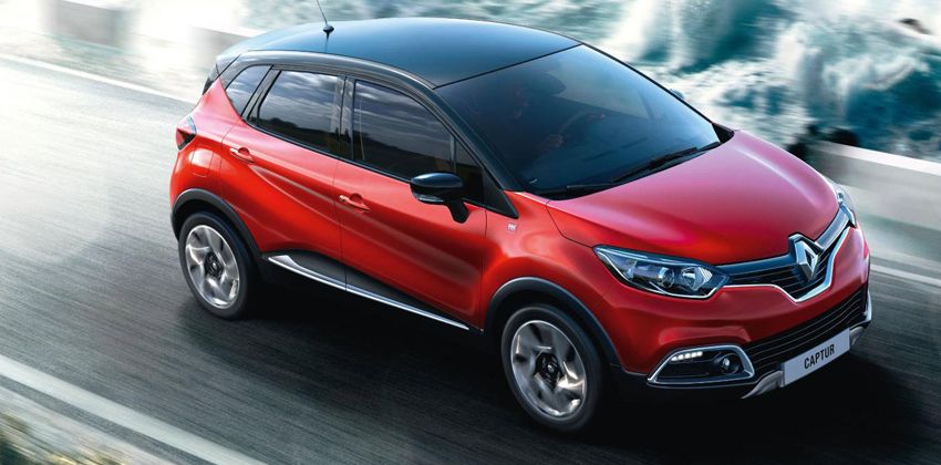 Renault Captur top-view