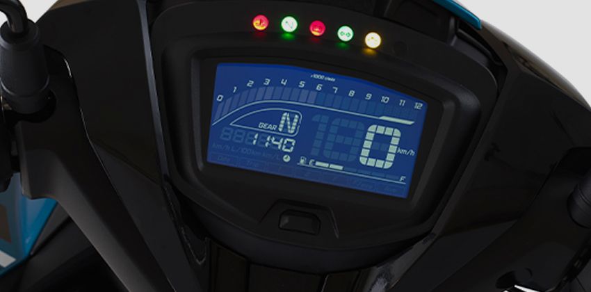 2019 Yamaha Y15ZR meter panel