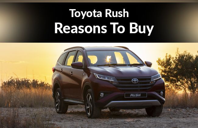2019 Toyota Rush: Reasons to buy