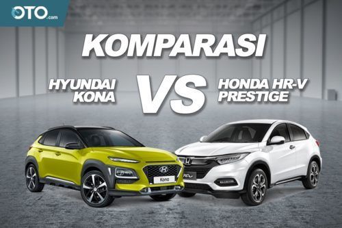 Komparasi Hyundai Kona vs Honda HR-V 1.8 Prestige
