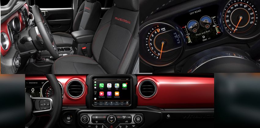 Jeep Wrangler Rubicon Interior Features