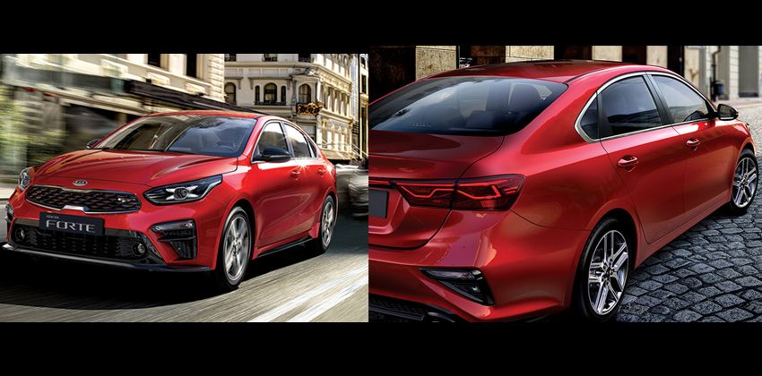 Kia Forte Front & Rear View