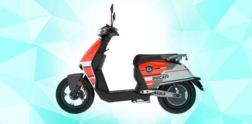 Super Soco CUx Special Edition Ducati Side View