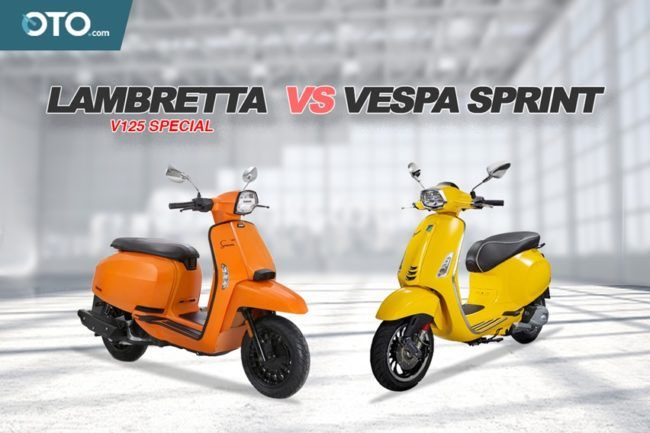 Pertarungan Dua Skuter Legendaris, Lambretta V125 Special VS Vespa Sprint Pertarungan Dua Skuter Legendaris, Lambretta V125 Special VS Vespa Sprint