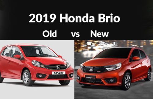 2019 Hond Brio: Old vs new