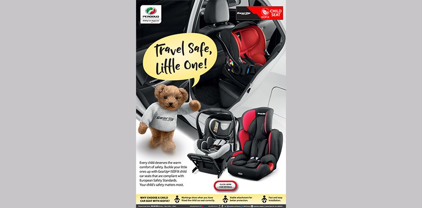 Perodua child car seat safety campaign