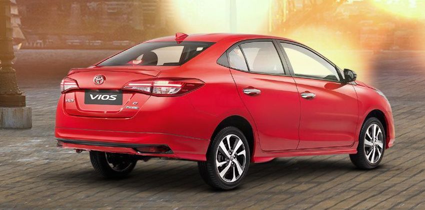 Toyota Vios Rear Angular