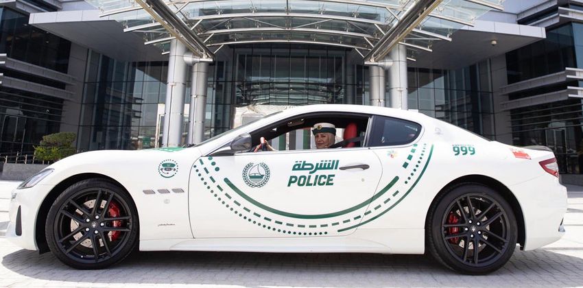 Maserati GranTurismo Dubai Police Side