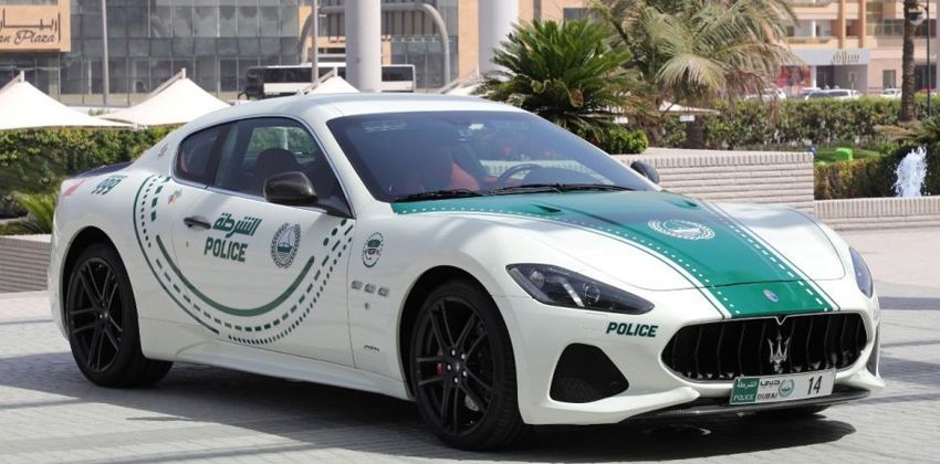Maserati GranTurismo Dubai Police Front Angular