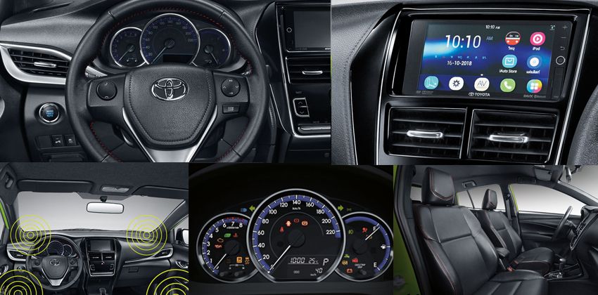 Toyota Yaris Interior Features