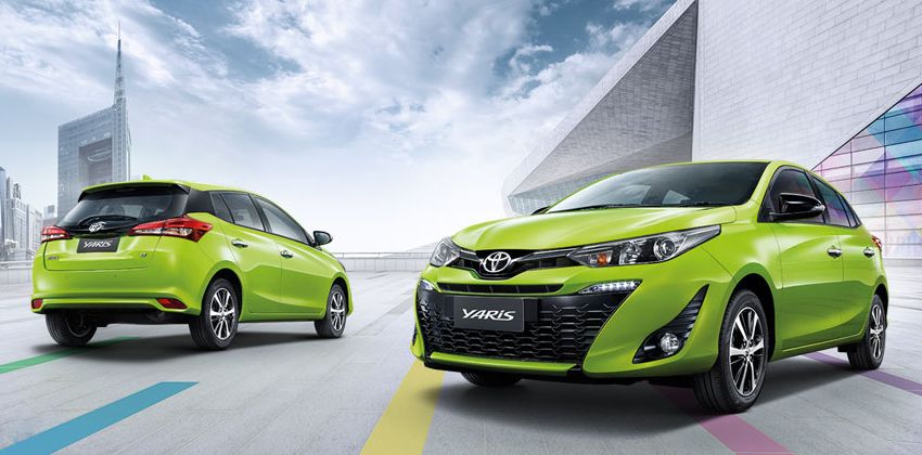 Toyota Yaris Front and Rear Angular