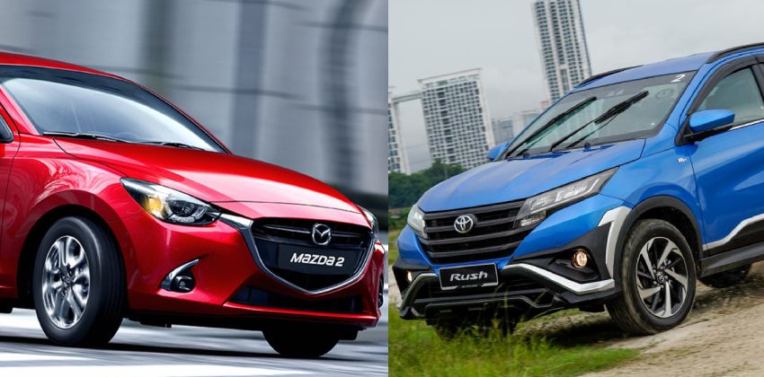 Mazda 2 Hatchback & Toyota Rush