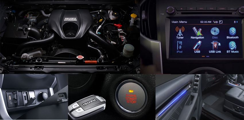 Isuzu mu-X Luxe Features