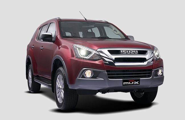 Isuzu mu-X Luxe is available with Php 180,000 discount