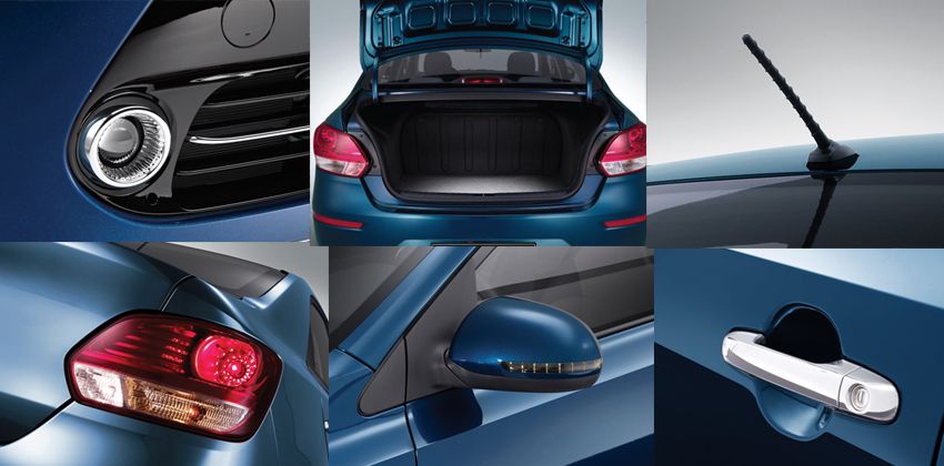 2019 Kia Soluto Exterior Features