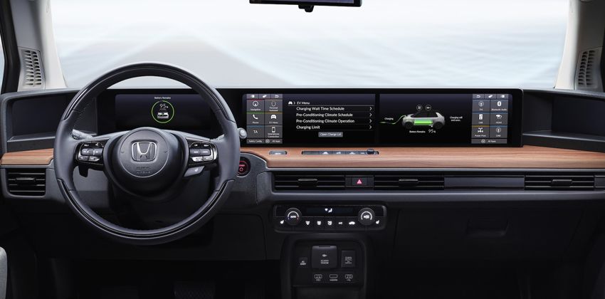 2020 Honda e Dash