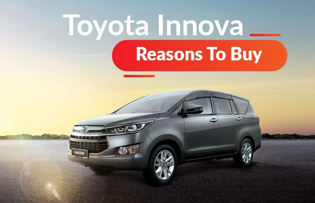 New Toyota Innova: Reasons to buy