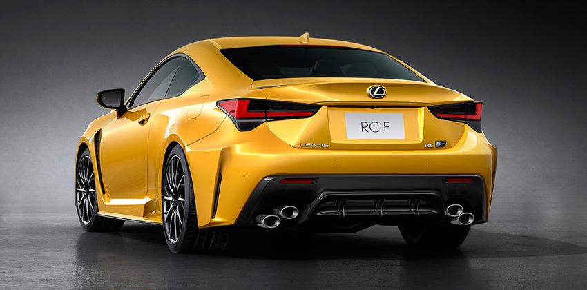 2020 Lexus RC F rear Angular