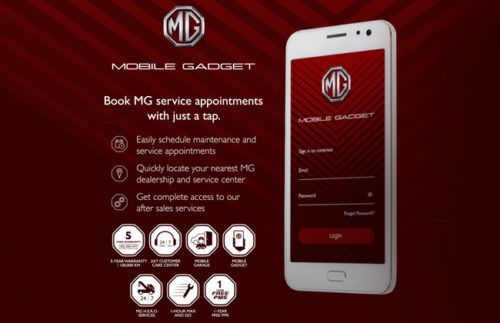 MG Android app to refine your aftersales experience