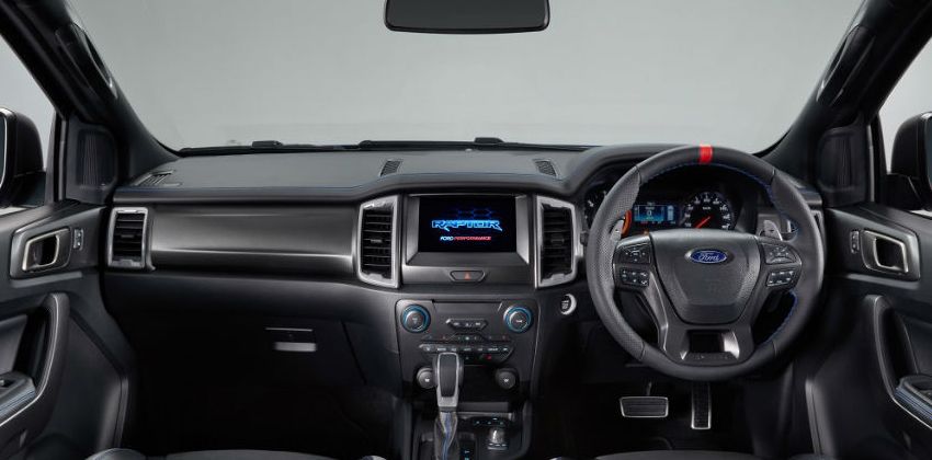 Ford Ranger Raptor dash