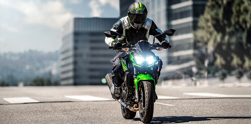 green Kawasaki unveils the brand new naked Ninja Z400