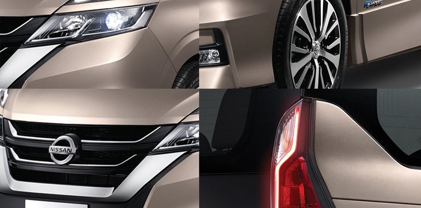 Nissan Serena exterior features